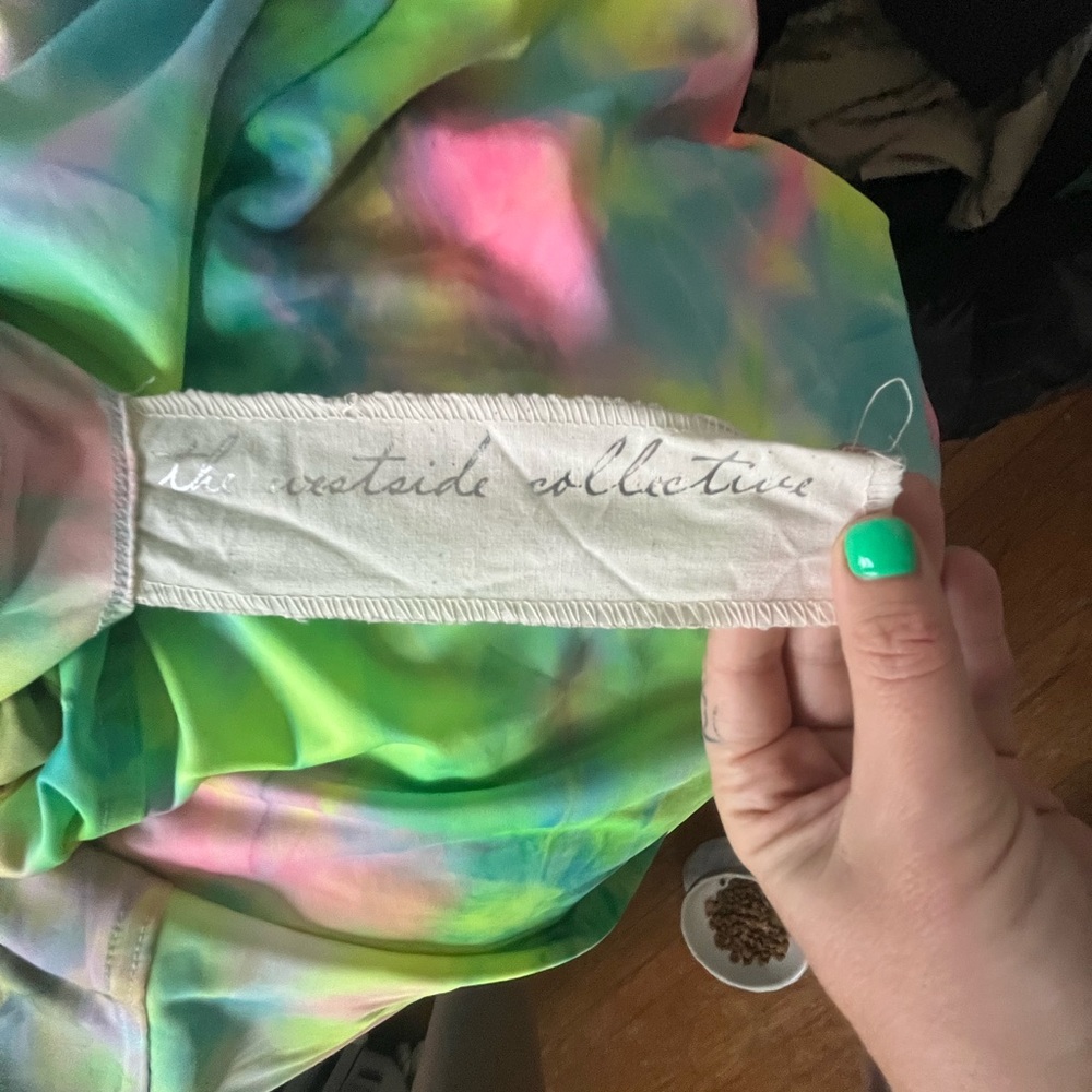 Tie dye Kaftan handmade in LA - Picture 7 of 7